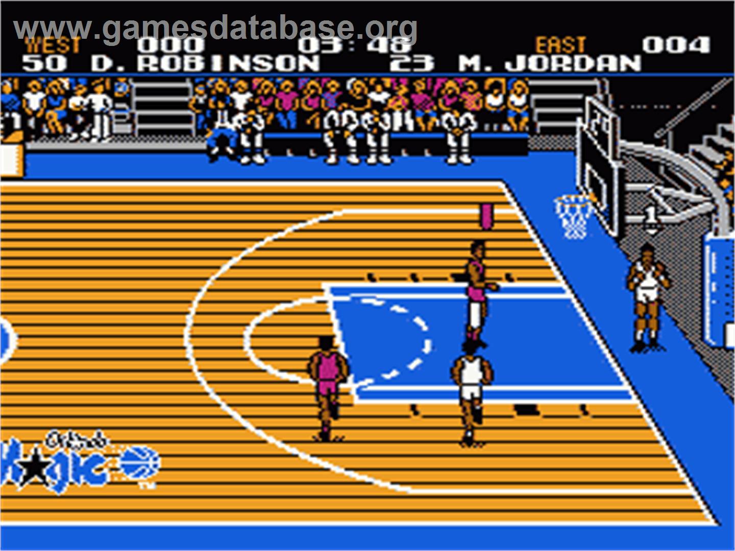 Tecmo NBA Basketball - Nintendo NES - Artwork - In Game