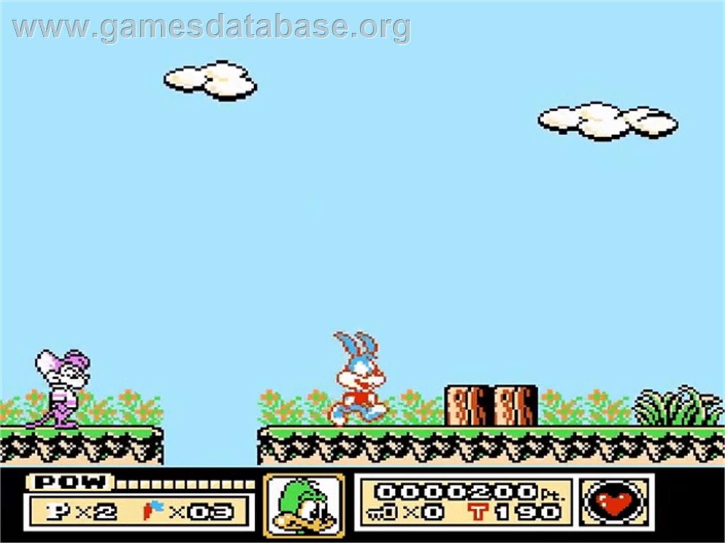 Tiny Toon Adventures - Nintendo NES - Artwork - In Game