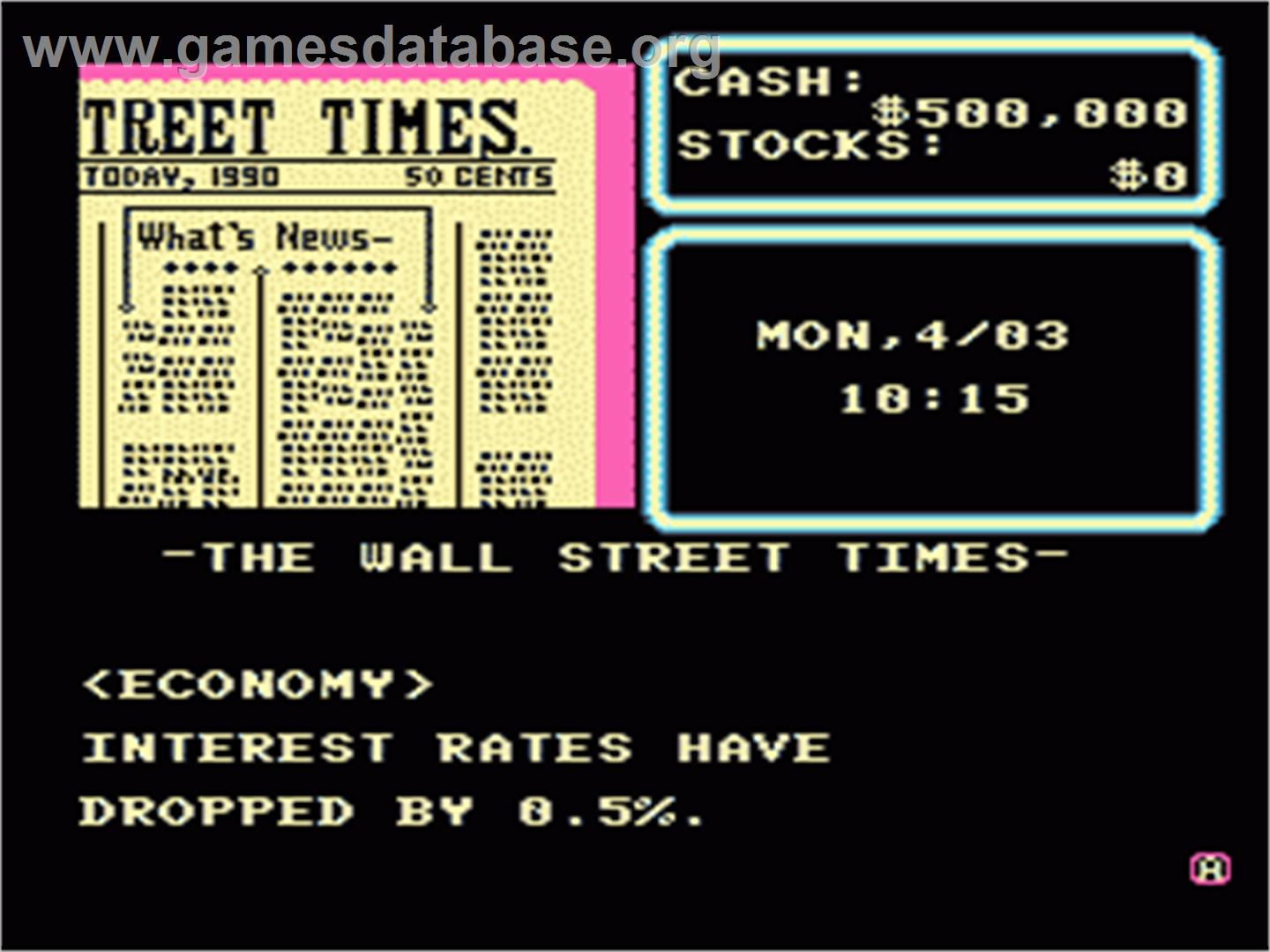 Wall Street Kid - Nintendo NES - Artwork - In Game