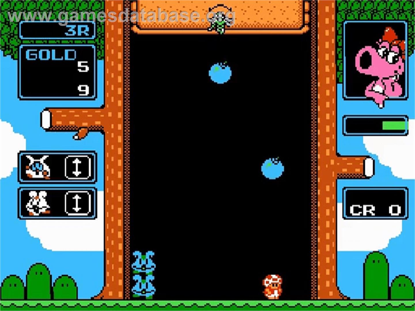 Wario's Woods - Nintendo NES - Artwork - In Game
