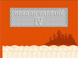 Title screen of Dragon Warrior 4 on the Nintendo NES.