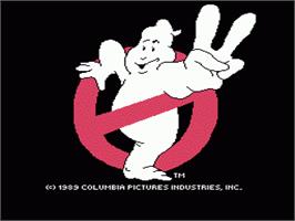 Title screen of Ghostbusters 2 on the Nintendo NES.