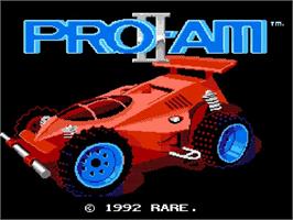 Title screen of R.C. Pro-Am 2 on the Nintendo NES.