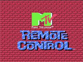 Title screen of Remote Control on the Nintendo NES.