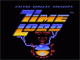 Title screen of Time Lord on the Nintendo NES.