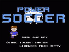 Title screen of Tower Toppler on the Nintendo NES.