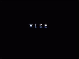 Title screen of Vice: Project Doom on the Nintendo NES.