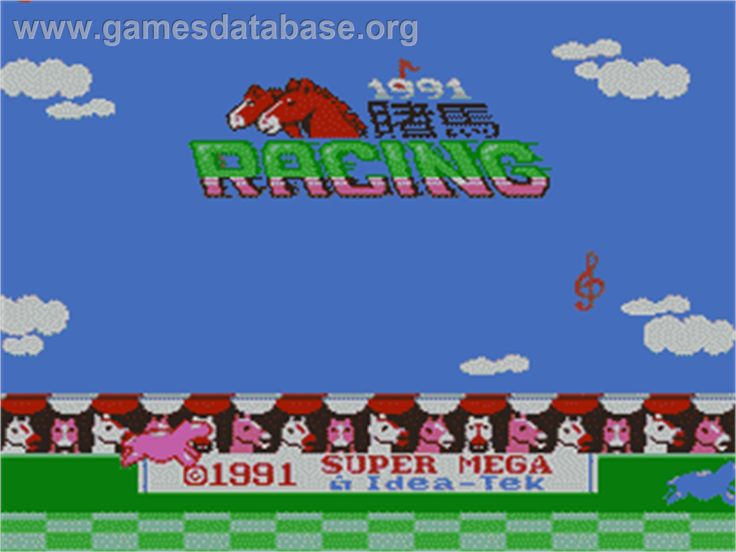 1991 Du Ma Racing - Nintendo NES - Artwork - Title Screen