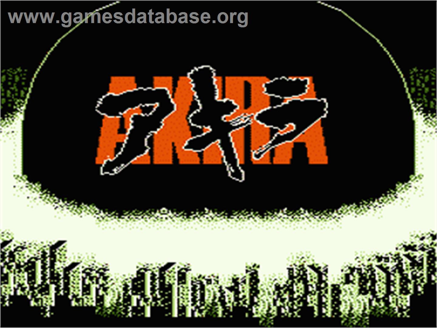 Akira - Nintendo NES - Artwork - Title Screen