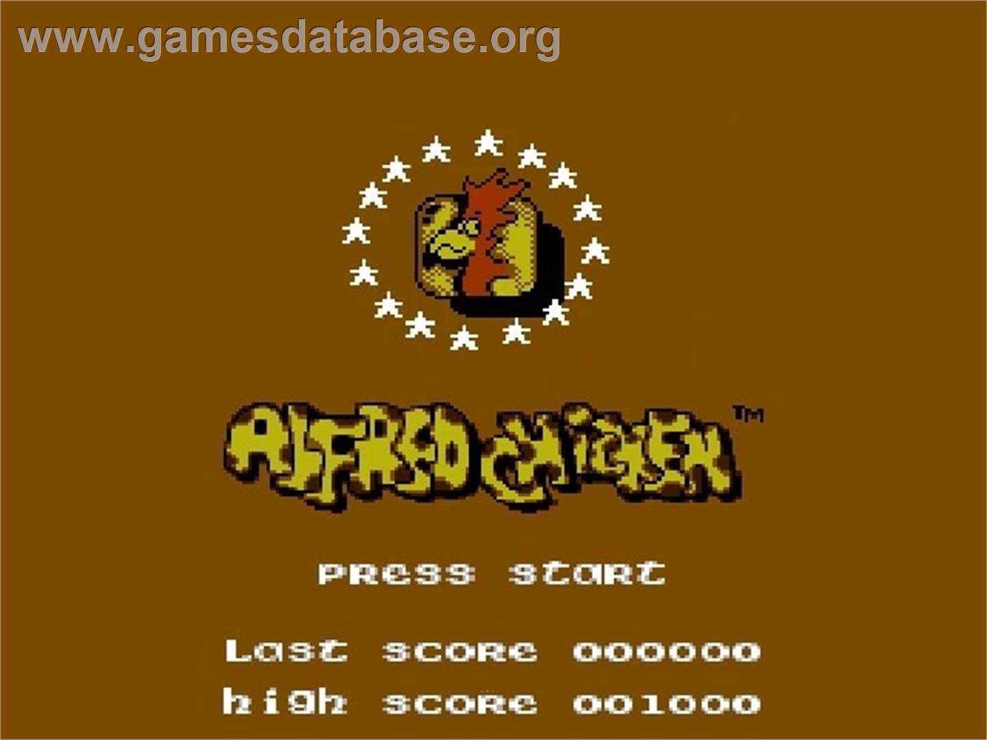 Alfred Chicken - Nintendo NES - Artwork - Title Screen