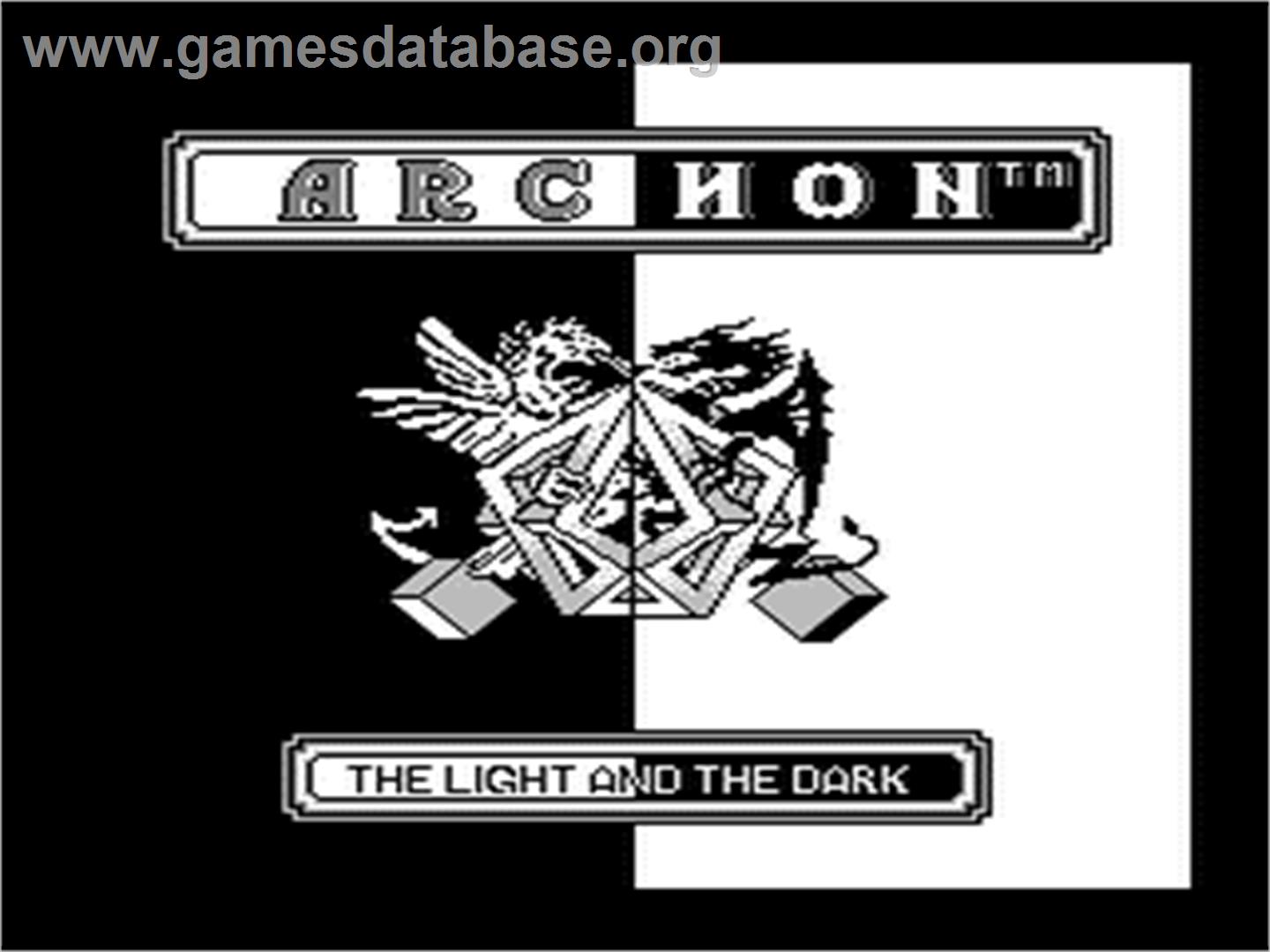 Archon: The Light and the Dark - Nintendo NES - Artwork - Title Screen