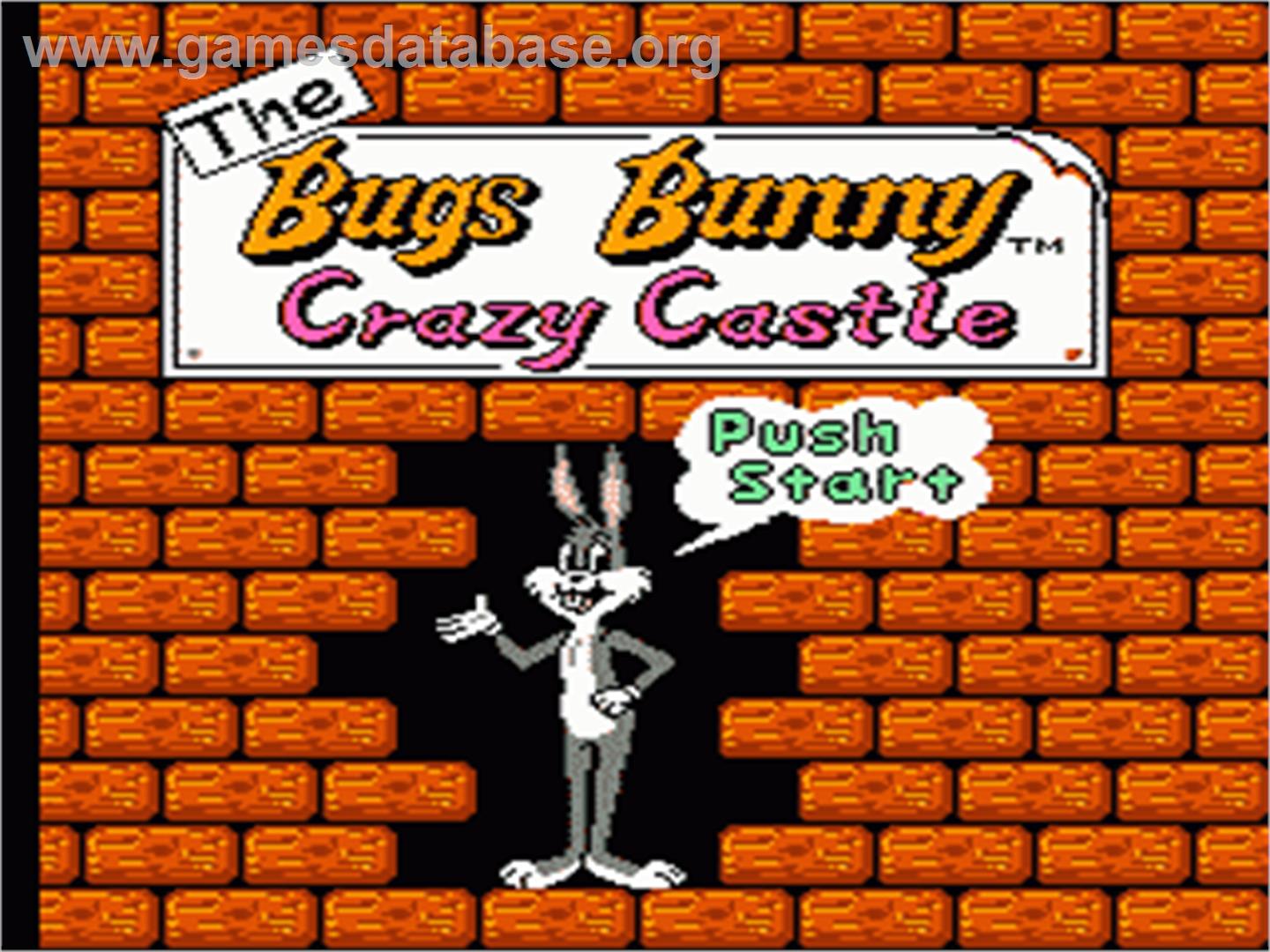Bugs Bunny Crazy Castle - Nintendo NES - Artwork - Title Screen