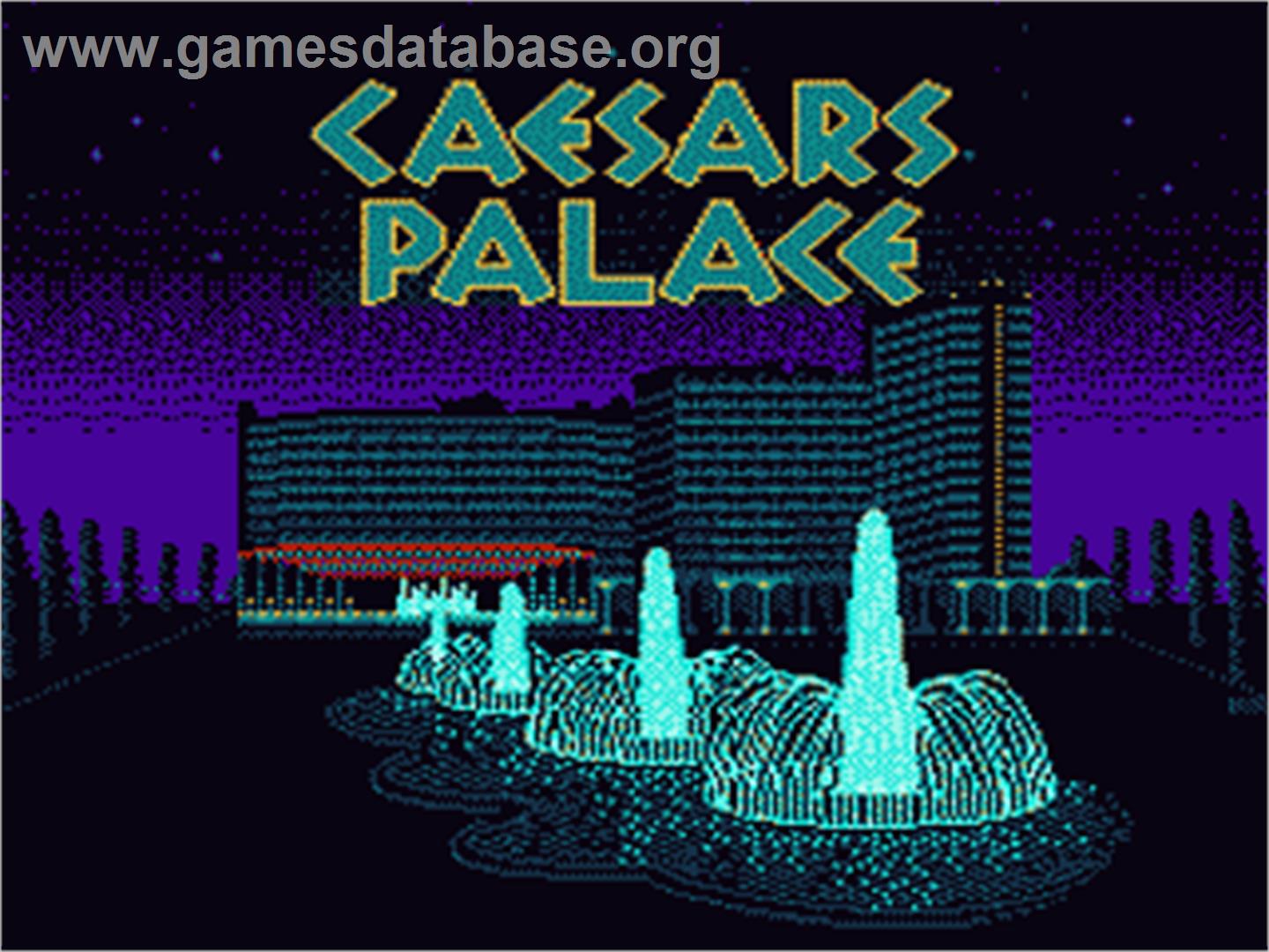 Caesar's Palace - Nintendo NES - Artwork - Title Screen