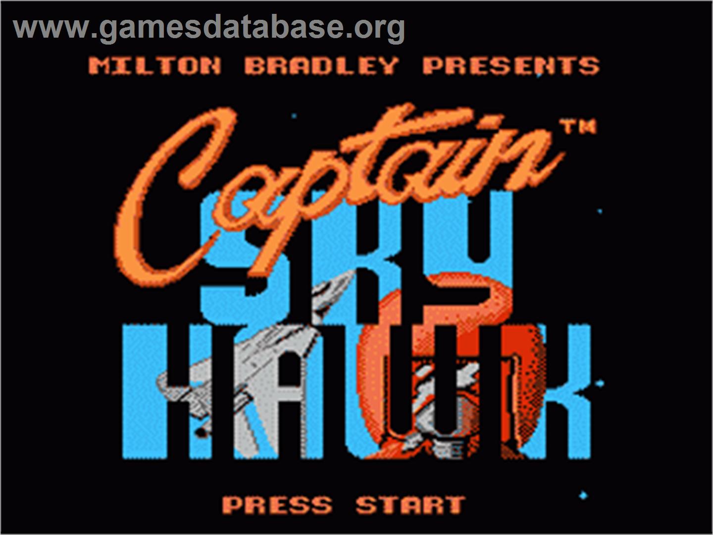 Captain Sky Hawk - Nintendo NES - Artwork - Title Screen