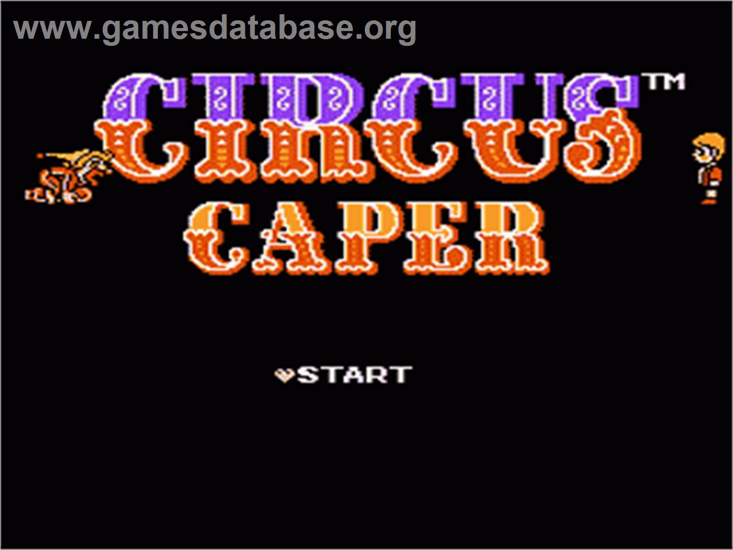 Circus Caper - Nintendo NES - Artwork - Title Screen