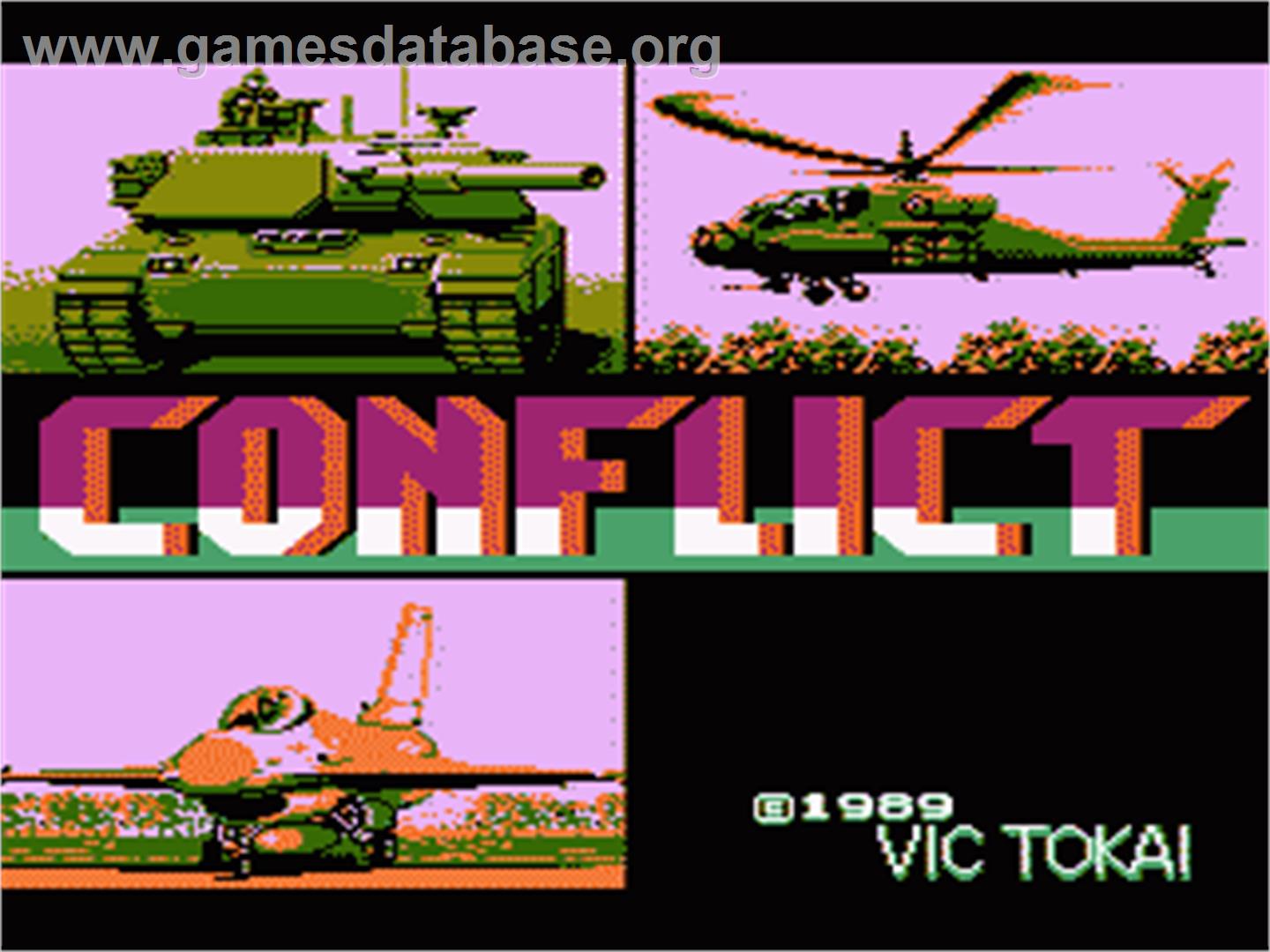 Conflict - Nintendo NES - Artwork - Title Screen