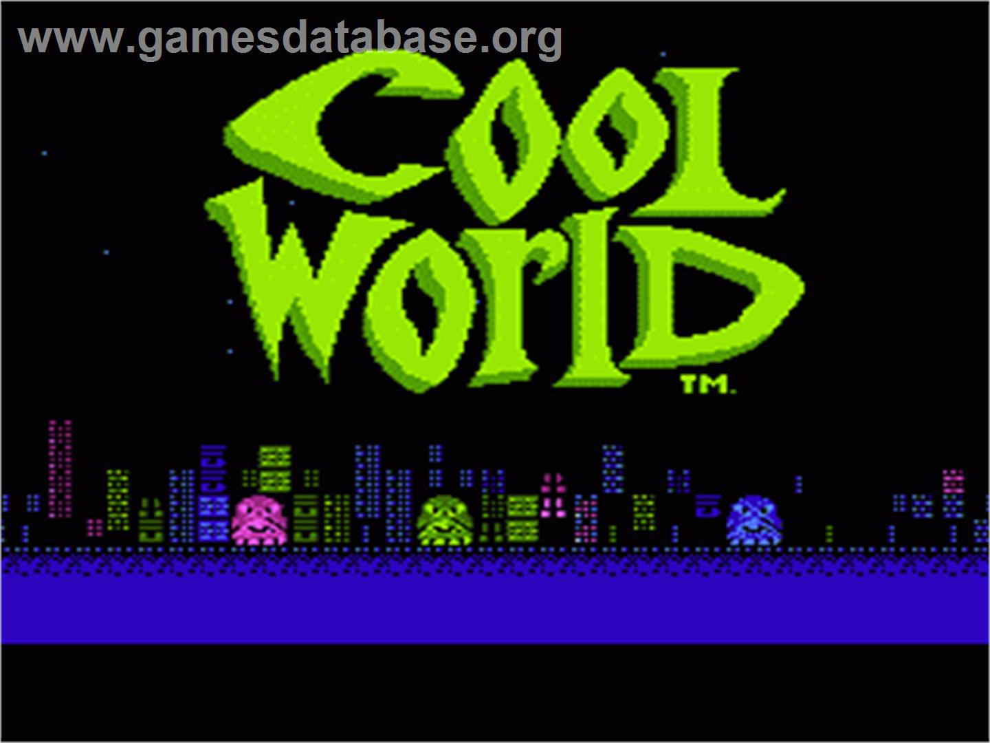 Cool World - Nintendo NES - Artwork - Title Screen