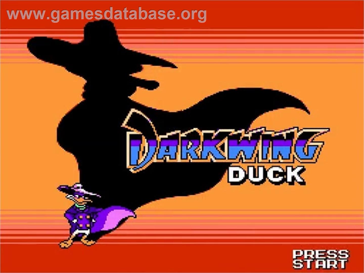 Darkwing Duck - Nintendo NES - Artwork - Title Screen