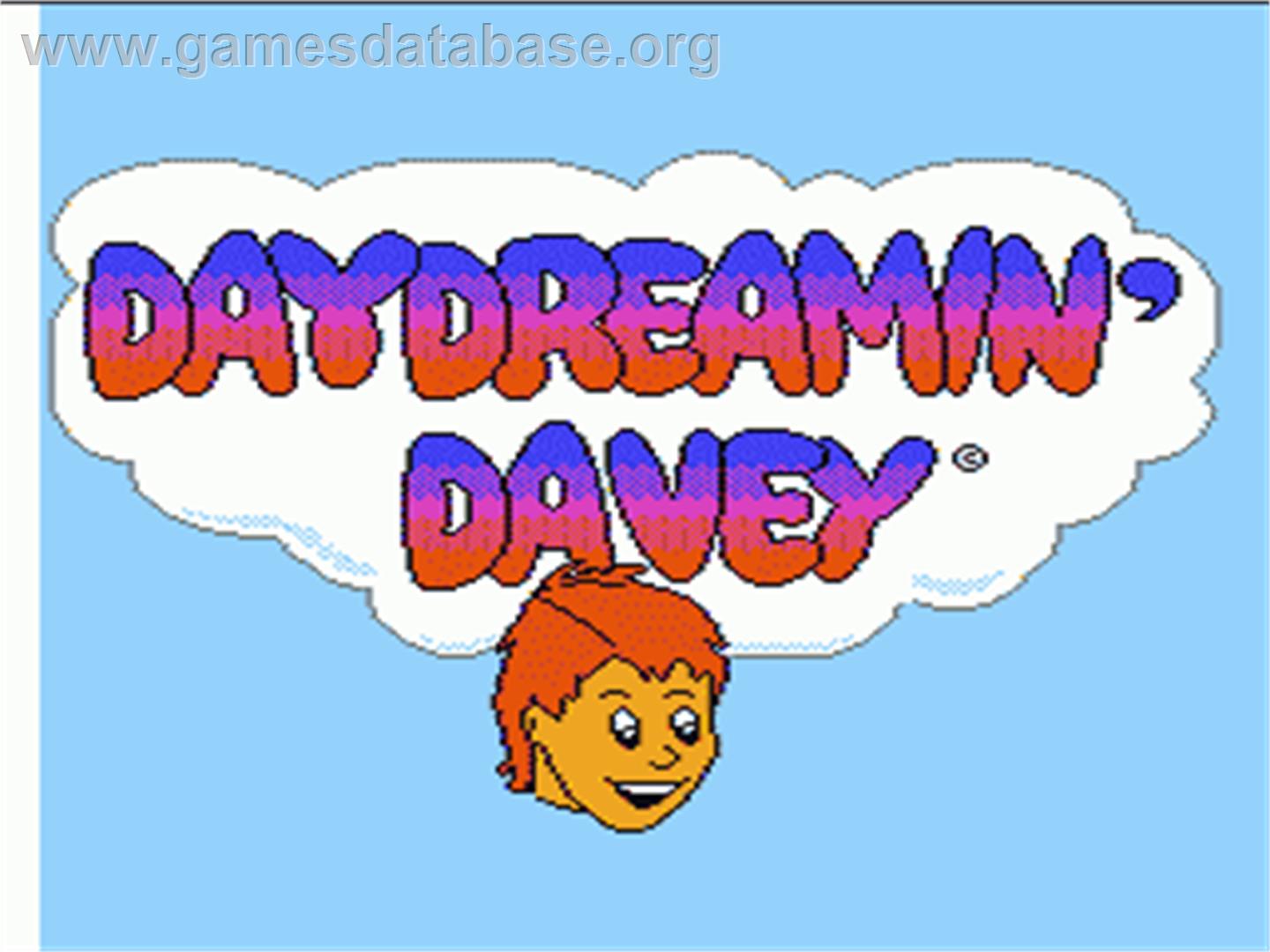 Day Dreamin' Davey - Nintendo NES - Artwork - Title Screen