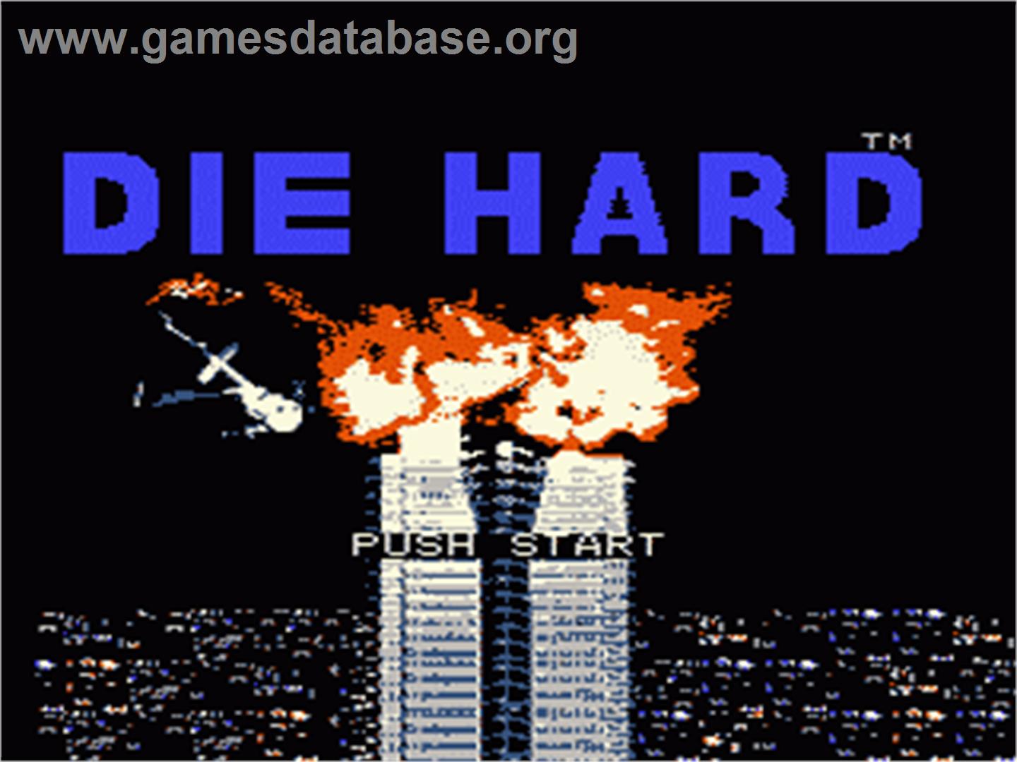 Die Hard - Nintendo NES - Artwork - Title Screen