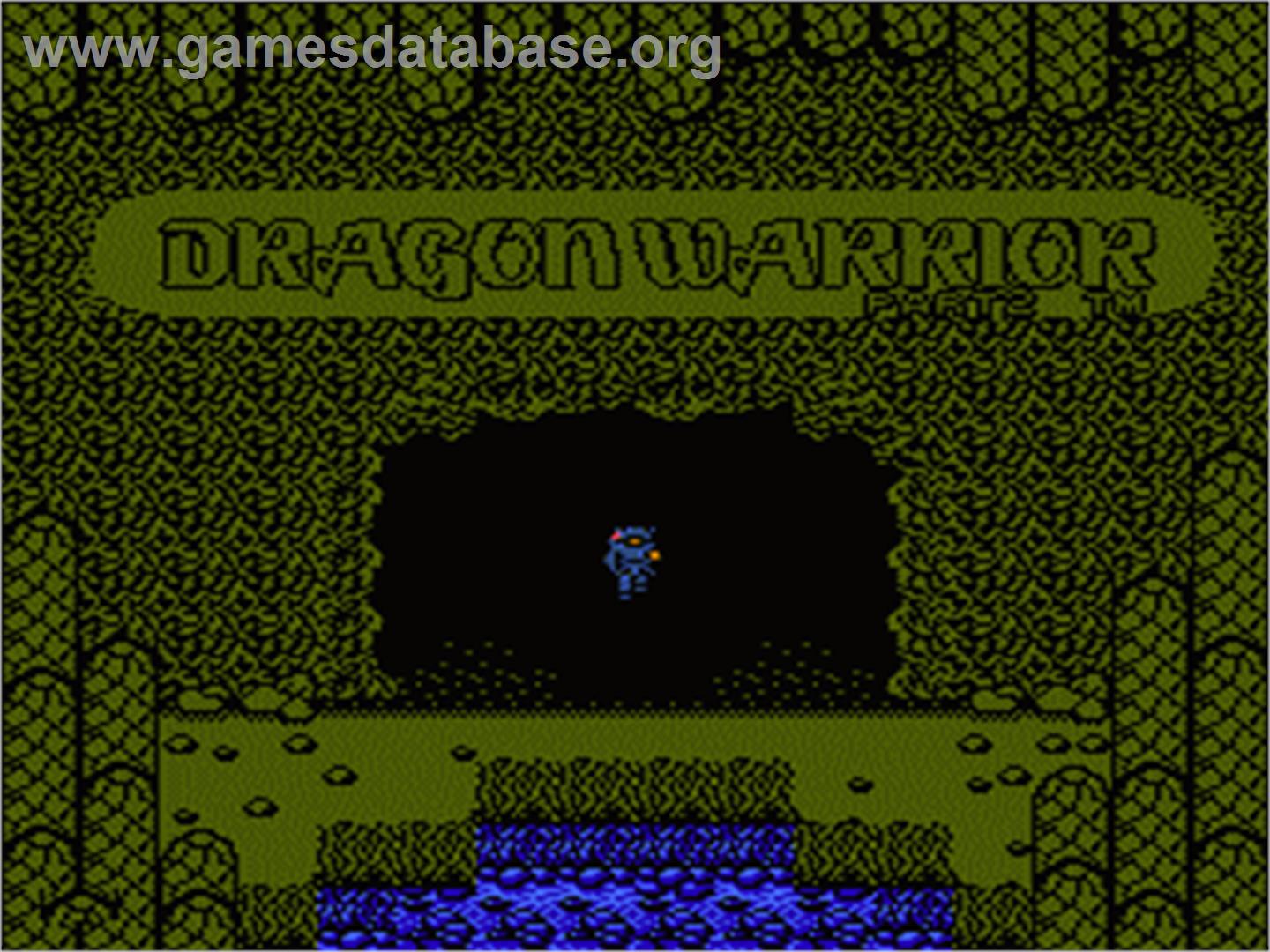 Dragon Warrior 2 - Nintendo NES - Artwork - Title Screen