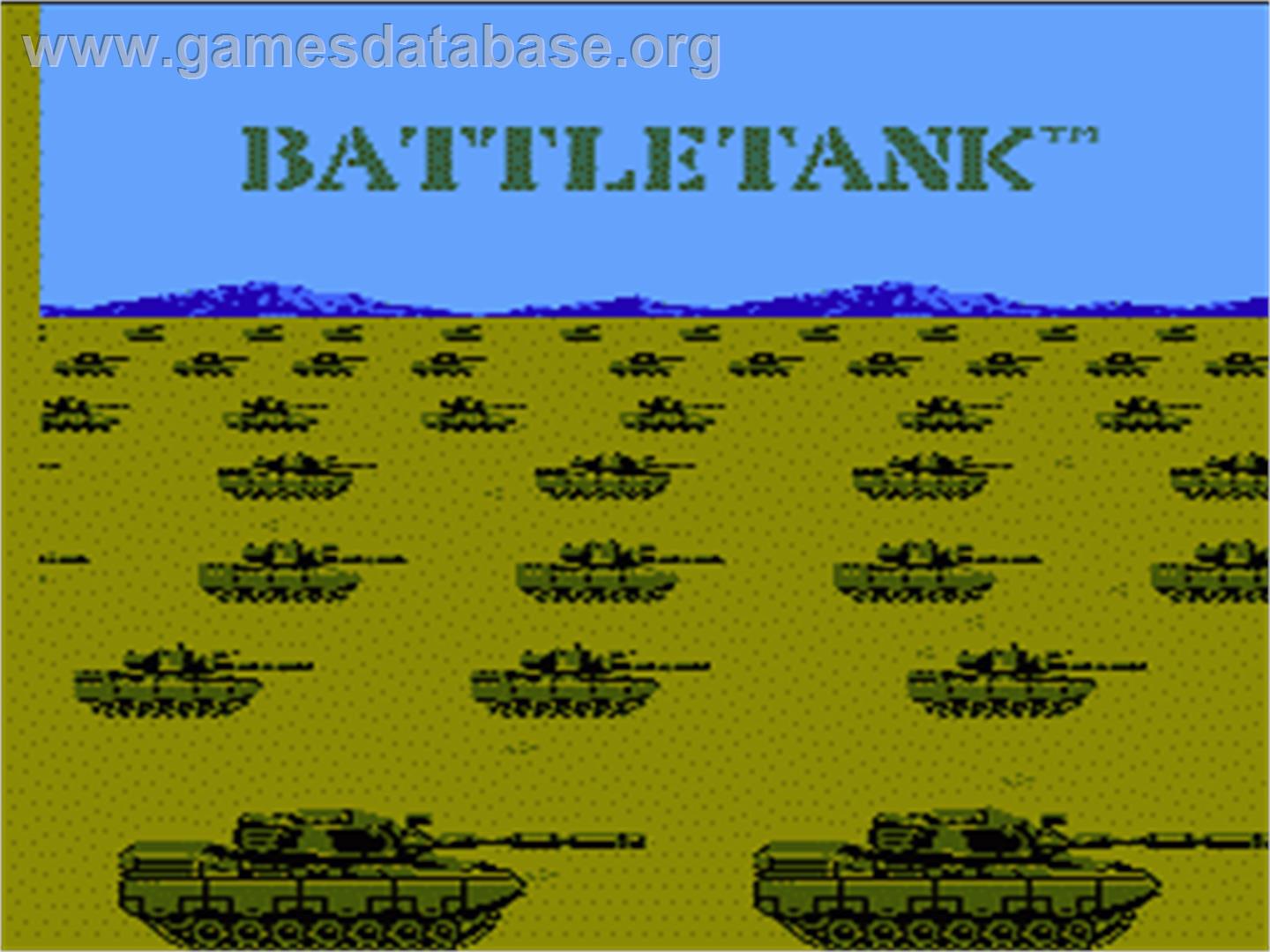 Garry Kitchen's Battletank - Nintendo NES - Artwork - Title Screen