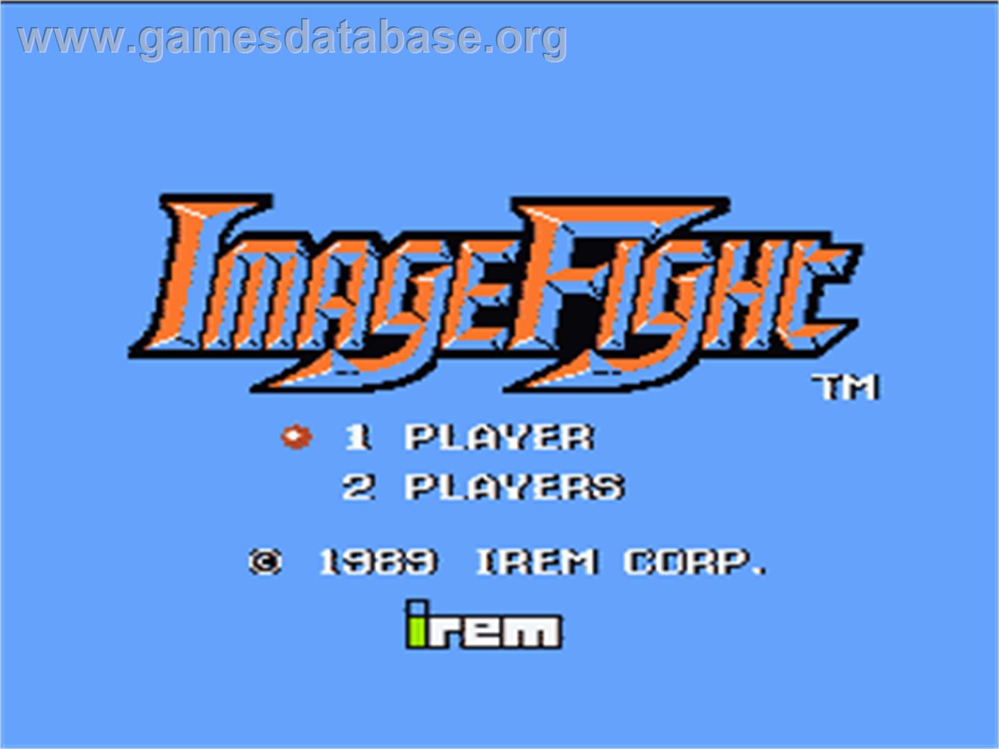 Image Fight - Nintendo NES - Artwork - Title Screen