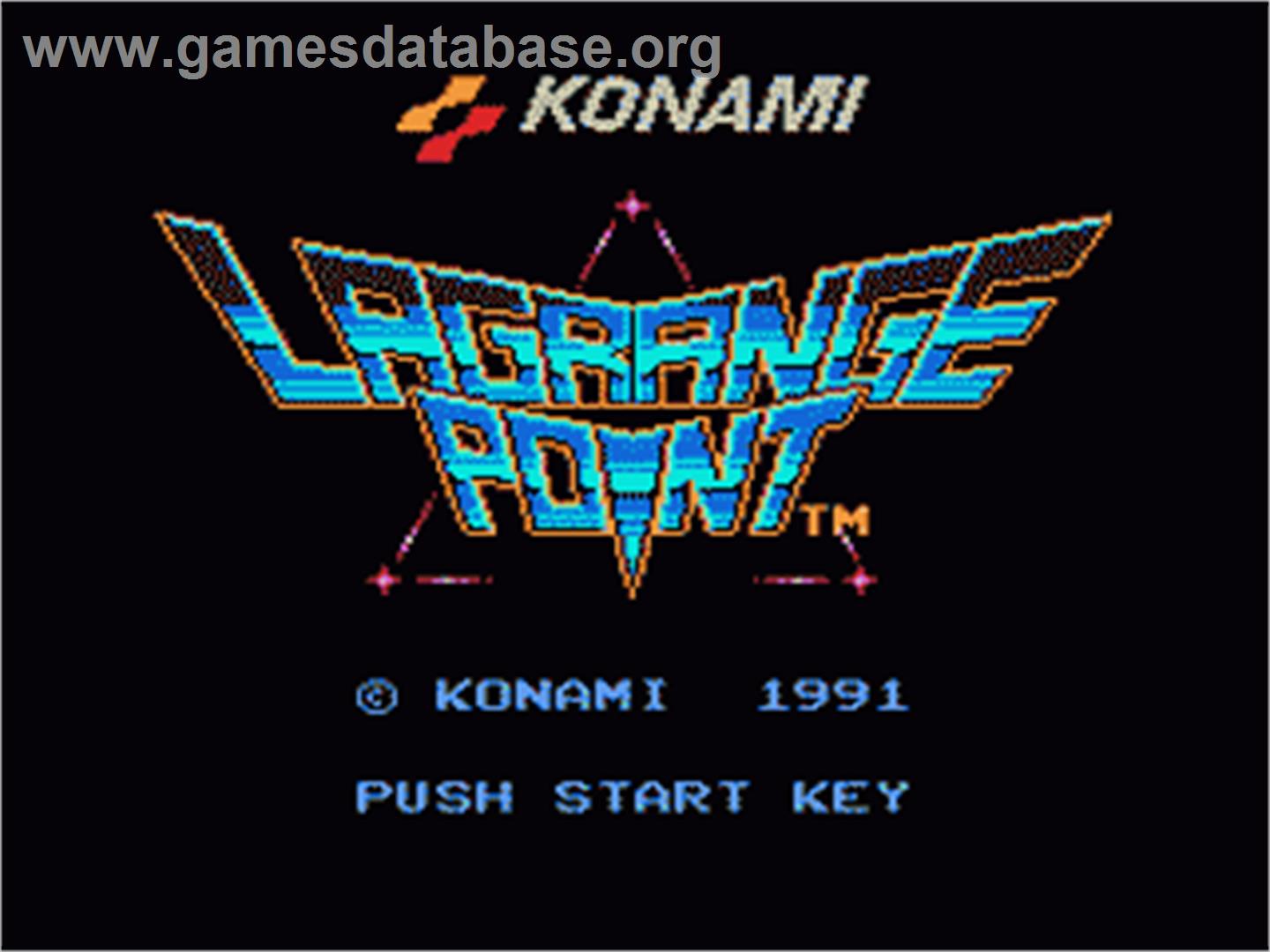 LaGrange Point - Nintendo NES - Artwork - Title Screen