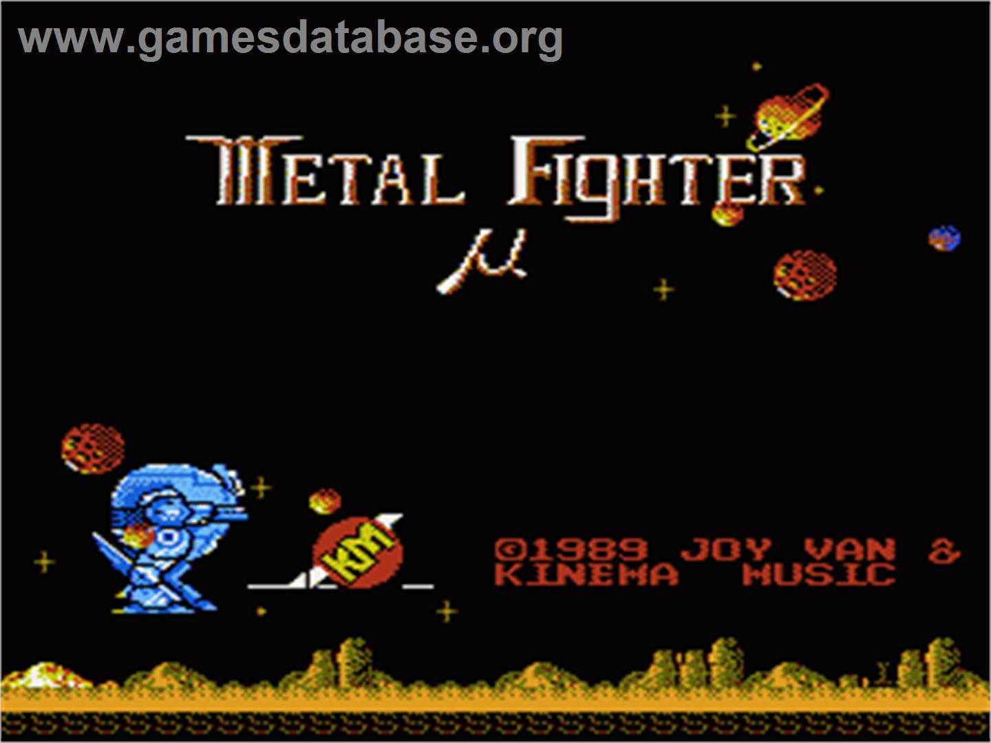 Metal Fighter - Nintendo NES - Artwork - Title Screen