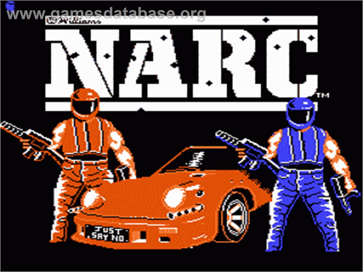Narc - Nintendo NES - Artwork - Title Screen