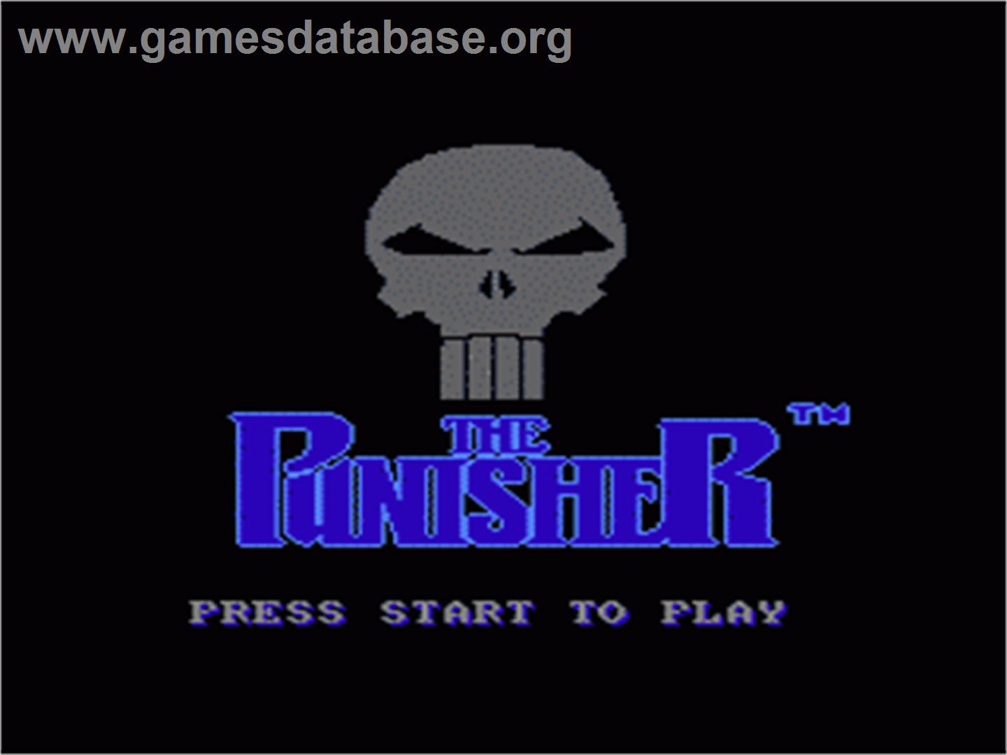 Punisher, The - Nintendo NES - Artwork - Title Screen