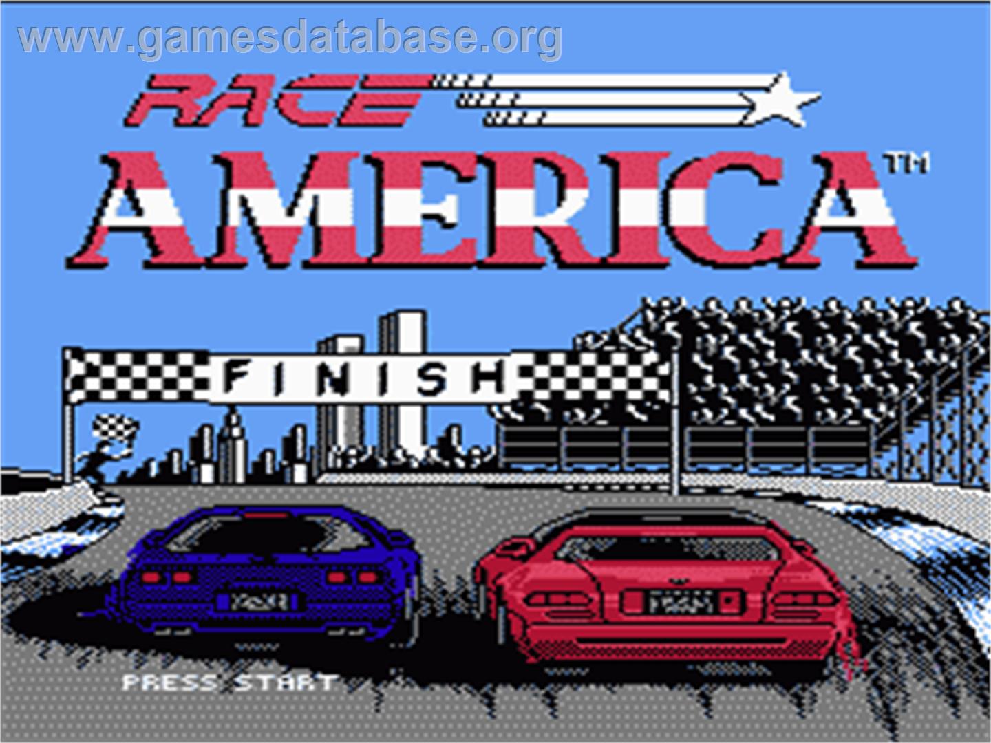 Race America - Nintendo NES - Artwork - Title Screen