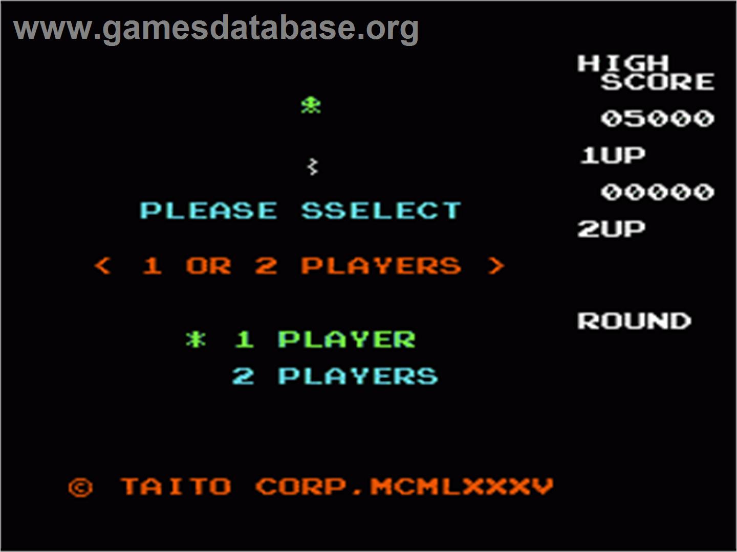 Space Invaders - Nintendo NES - Artwork - Title Screen