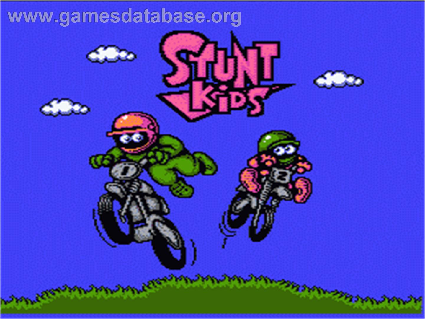 Stunt Kids - Nintendo NES - Artwork - Title Screen