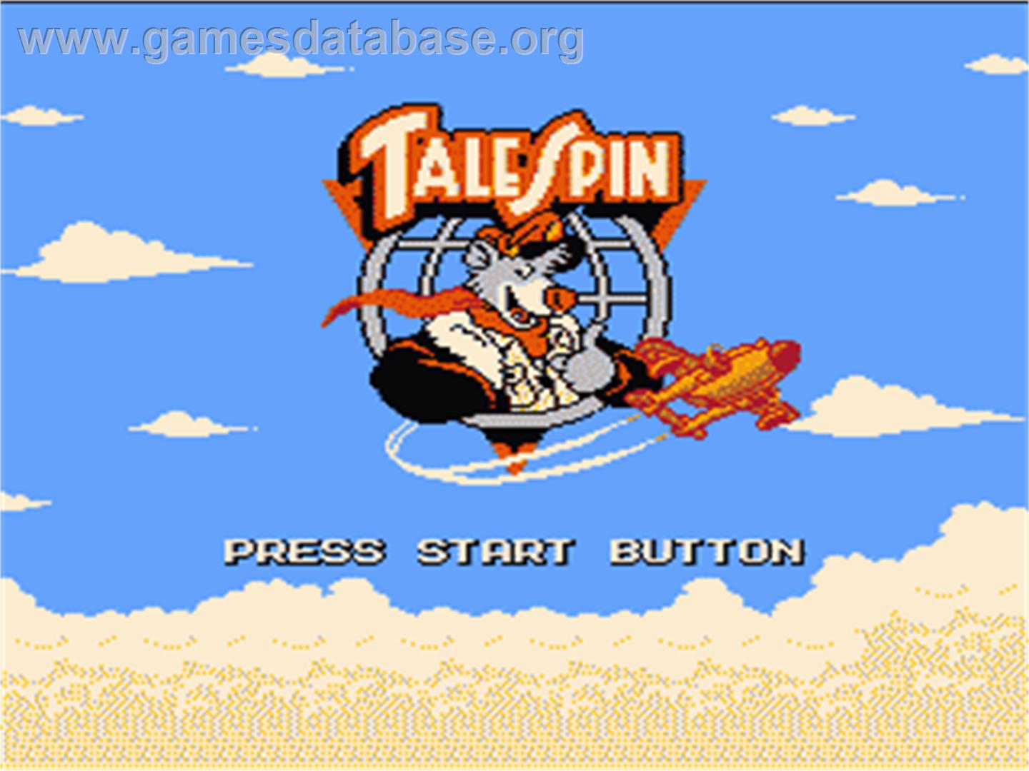 TaleSpin - Nintendo NES - Artwork - Title Screen
