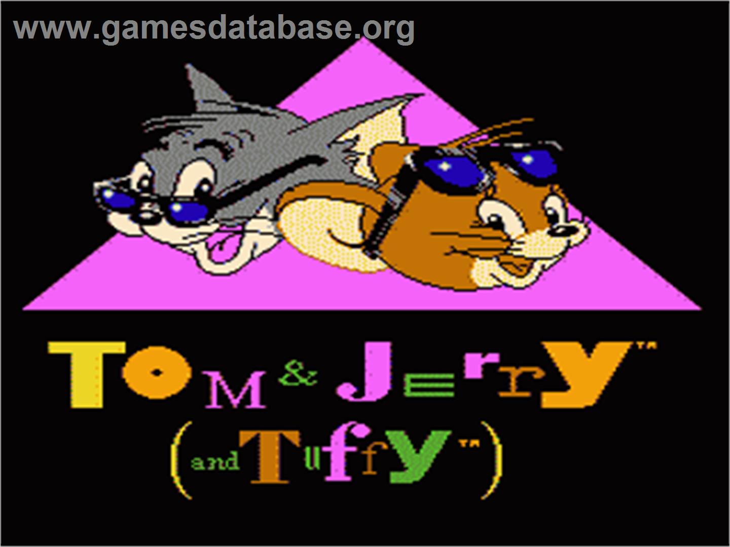 Tom & Jerry: The Ultimate Game of Cat and Mouse - Nintendo NES - Artwork - Title Screen