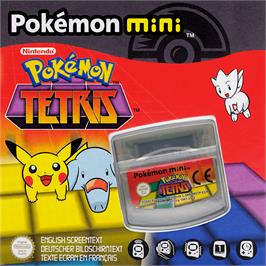 Box cover for Pokemon Tetris on the Nintendo Pokemon Mini.