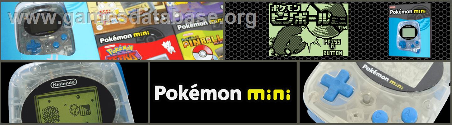 Pokemon Pinball Mini - Nintendo Pokemon Mini - Artwork - Marquee