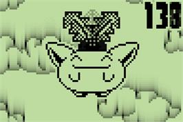 In game image of Pichu Bros. Mini - Hoppip's Jump Match on the Nintendo Pokemon Mini.
