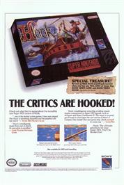 Advert for Hook on the Nintendo SNES.