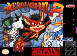 Box cover for Aero the Acro-Bat 2 on the Nintendo SNES.