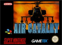 Box cover for Air Cavalry on the Nintendo SNES.