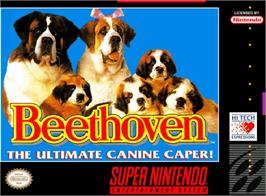 Box cover for Beethoven's 2nd: The Ultimate Canine Caper! on the Nintendo SNES.