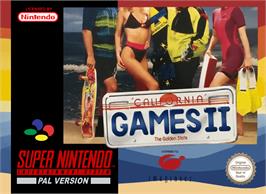 Box cover for California Games II on the Nintendo SNES.