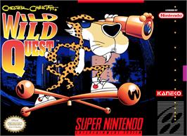 Box cover for Chester Cheetah: Wild Wild Quest on the Nintendo SNES.