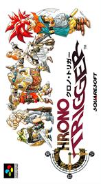Box cover for Chrono Trigger on the Nintendo SNES.