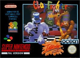 Box cover for Clay Fighter: Tournament Edition on the Nintendo SNES.