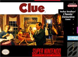 Box cover for Clue on the Nintendo SNES.