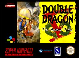 Box cover for Double Dragon V: The Shadow Falls on the Nintendo SNES.