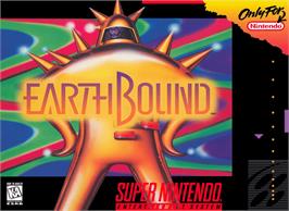 Box cover for EarthBound on the Nintendo SNES.